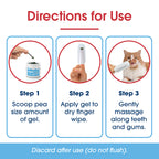 HealthyMouth® Dental Finger Wipes with Dental Topical Gel For Cats