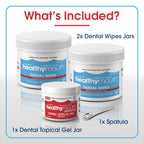 HealthyMouth® Dental Finger Wipes with Dental Topical Gel For Cats