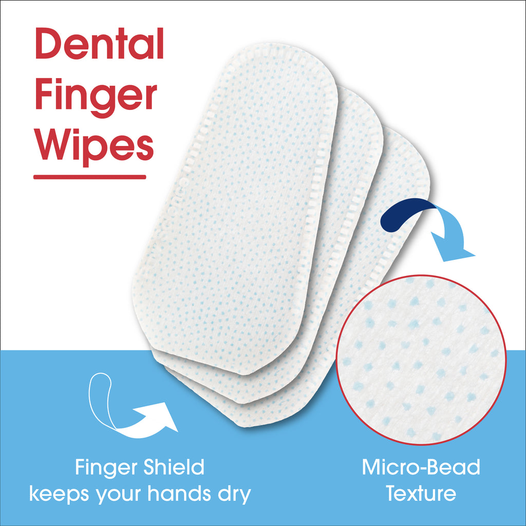 HealthyMouth® Dental Finger Wipes with Dental Topical Gel For Dogs