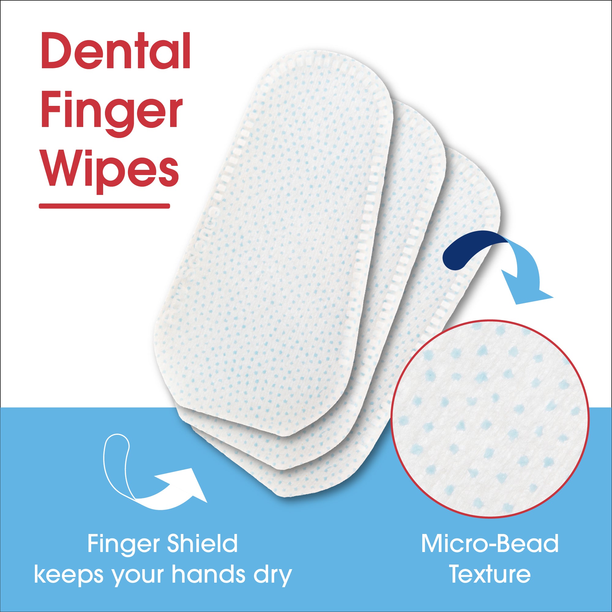 HealthyMouth® Dental Finger Wipes with Dental Topical Gel For Dogs