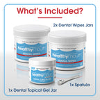HealthyMouth® Dental Finger Wipes with Dental Topical Gel For Dogs
