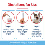 HealthyMouth® Dental Finger Wipes with Dental Topical Gel For Cats