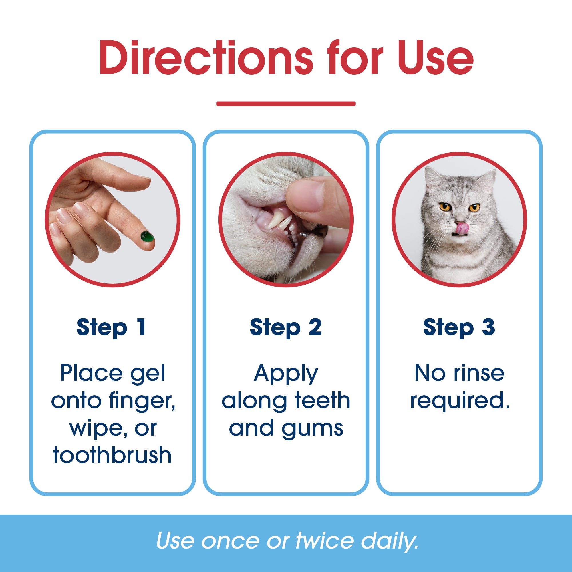 HealthyMouth® Dental Topical Gel For Cats  (Clinically Proven, VOHC Accepted)