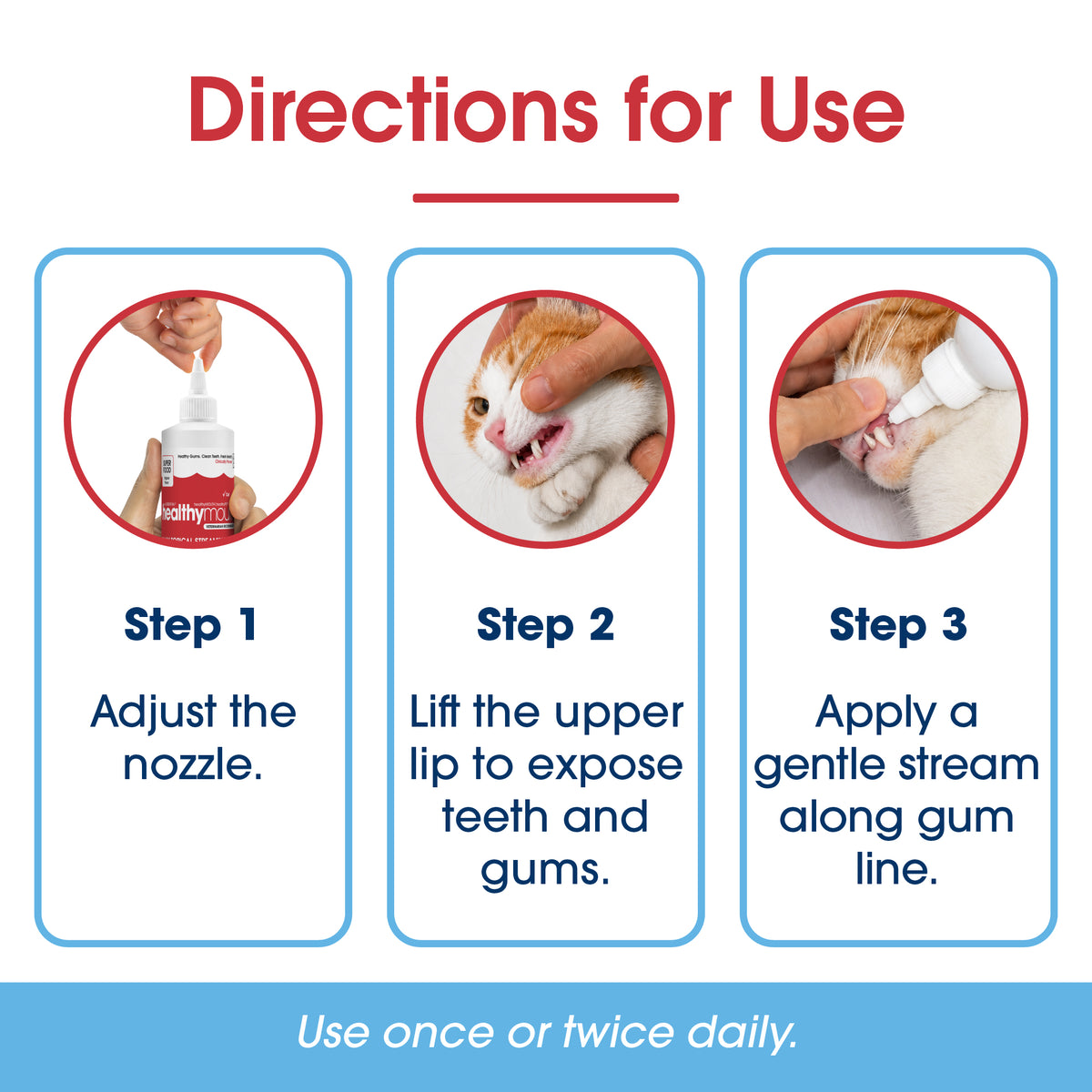 HealthyMouth® Dental Topical Spray For Cats (Clinically Proven, VOHC Accepted)