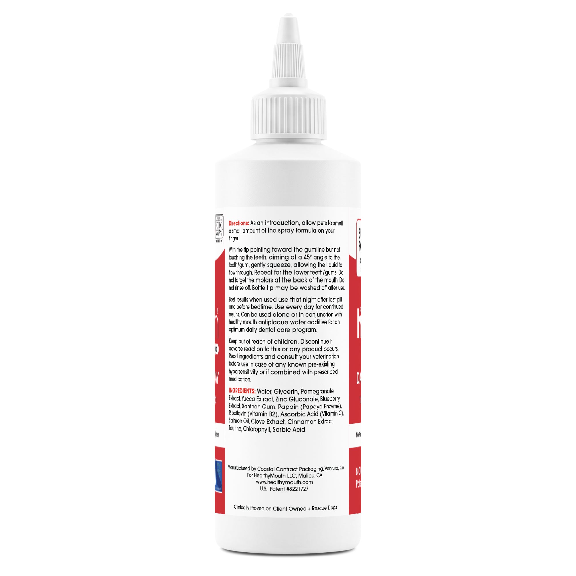 HealthyMouth® Dental Topical Spray For Cats (Clinically Proven, VOHC Accepted)