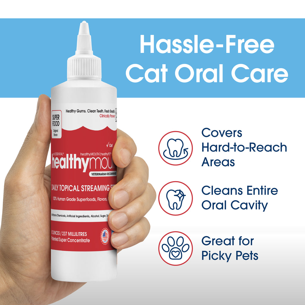 HealthyMouth® Dental Topical Spray For Cats (Clinically Proven, VOHC Accepted)