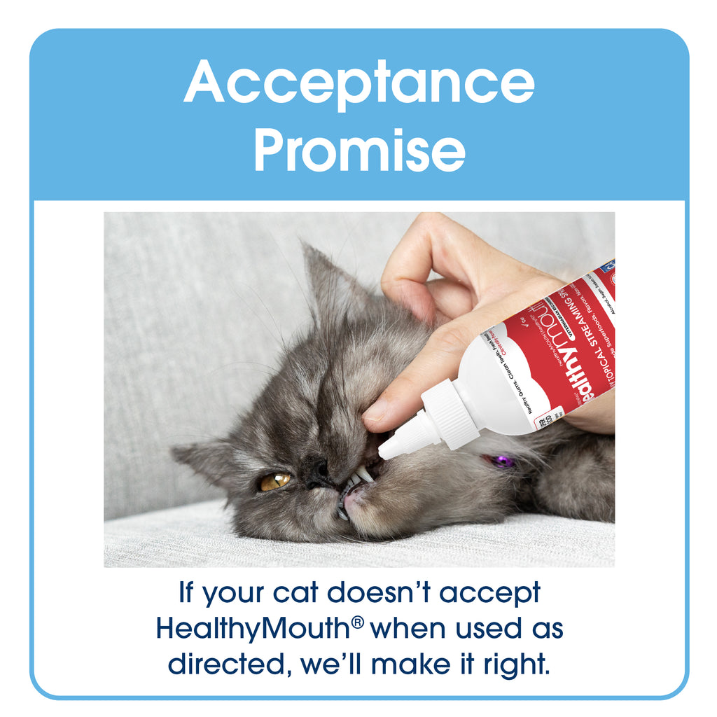 HealthyMouth® Dental Topical Spray For Cats (Clinically Proven, VOHC Accepted)
