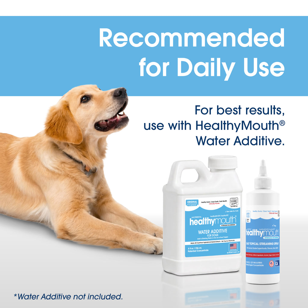 HealthyMouth® Dental Topical Spray For Dogs (Clinically Proven, VOHC Accepted)