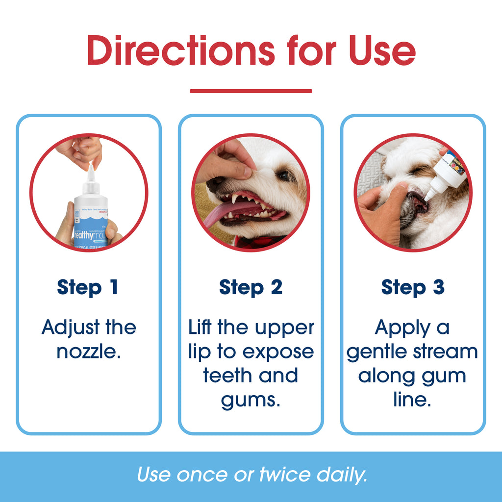 HealthyMouth® Dental Topical Spray For Dogs (Clinically Proven, VOHC Accepted)