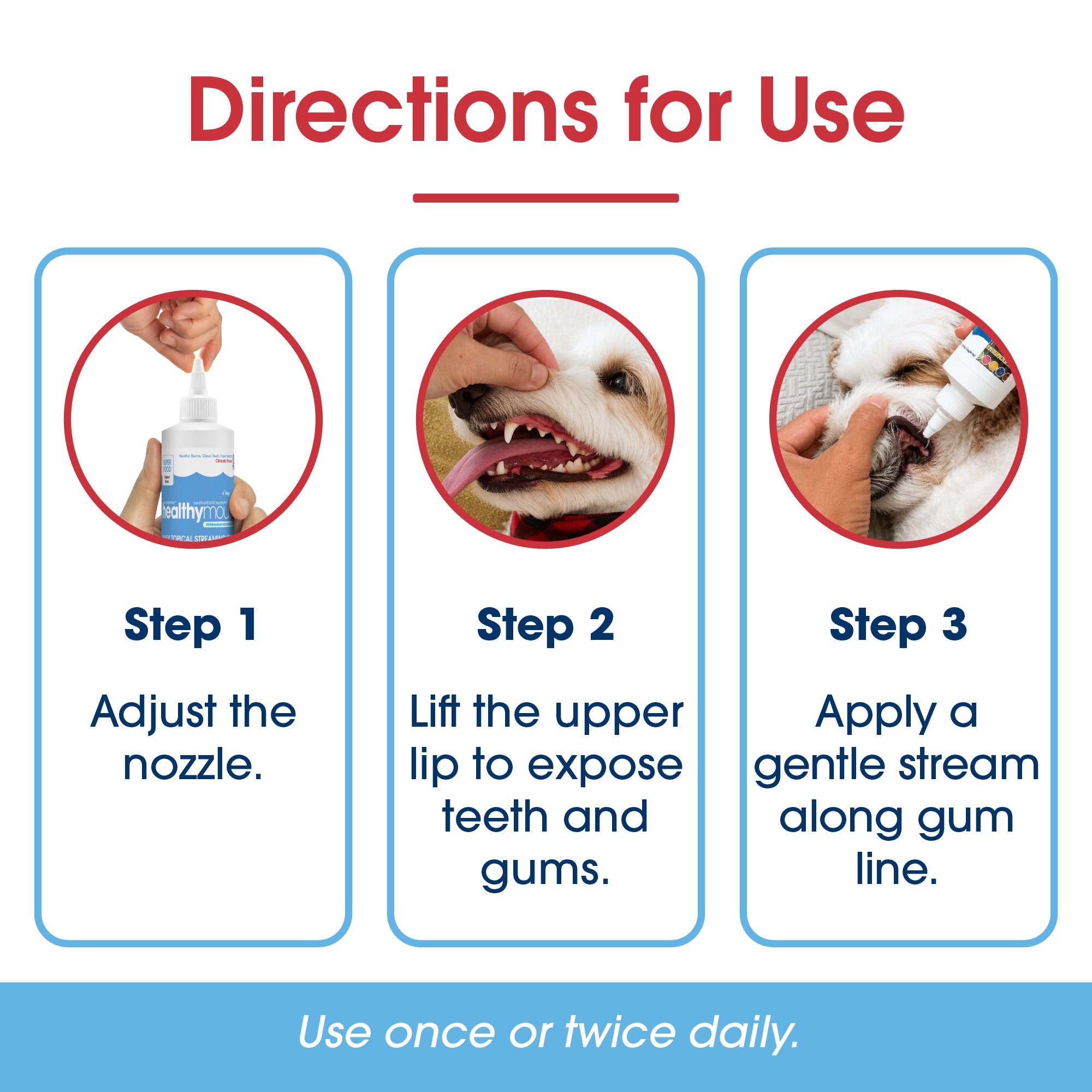 HealthyMouth® Dental Topical Spray For Dogs (Clinically Proven, VOHC Accepted)