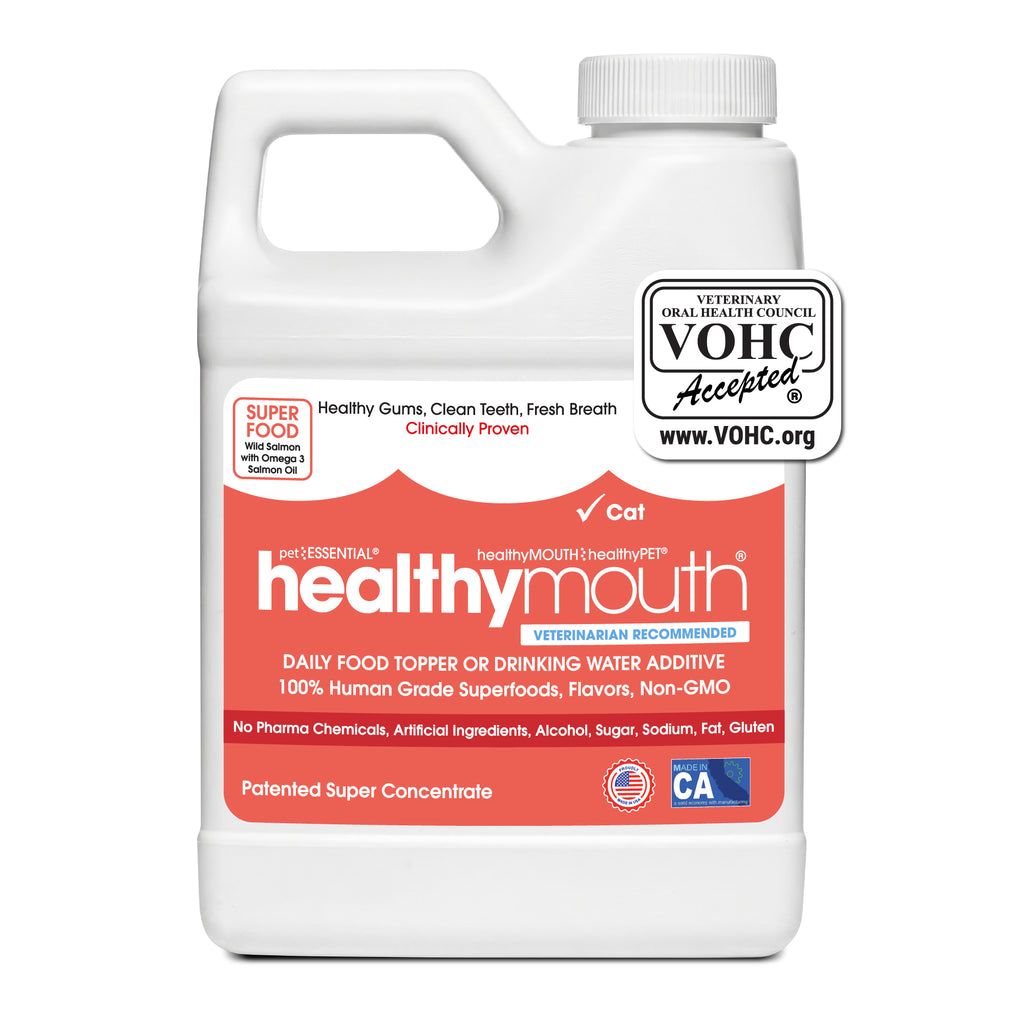 HealthyMouth® Water Additive for Cats (Clinically Proven, VOHC Accepted)