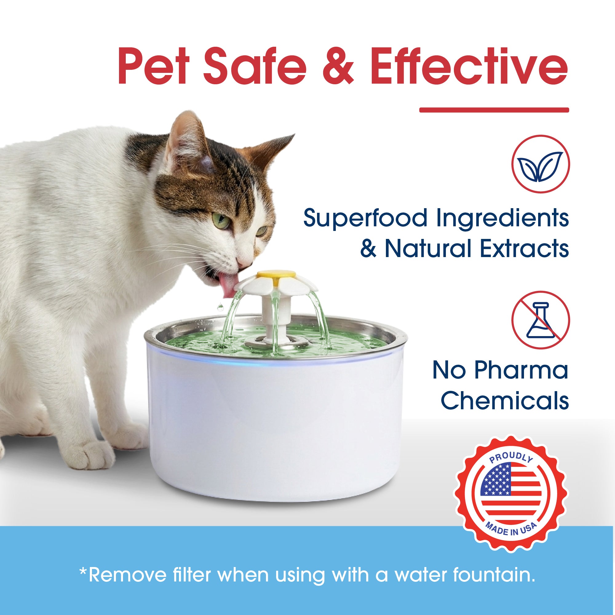 HealthyMouth® Water Additive for Cats (8 oz) Clinically Proven, VOHC® Accepted