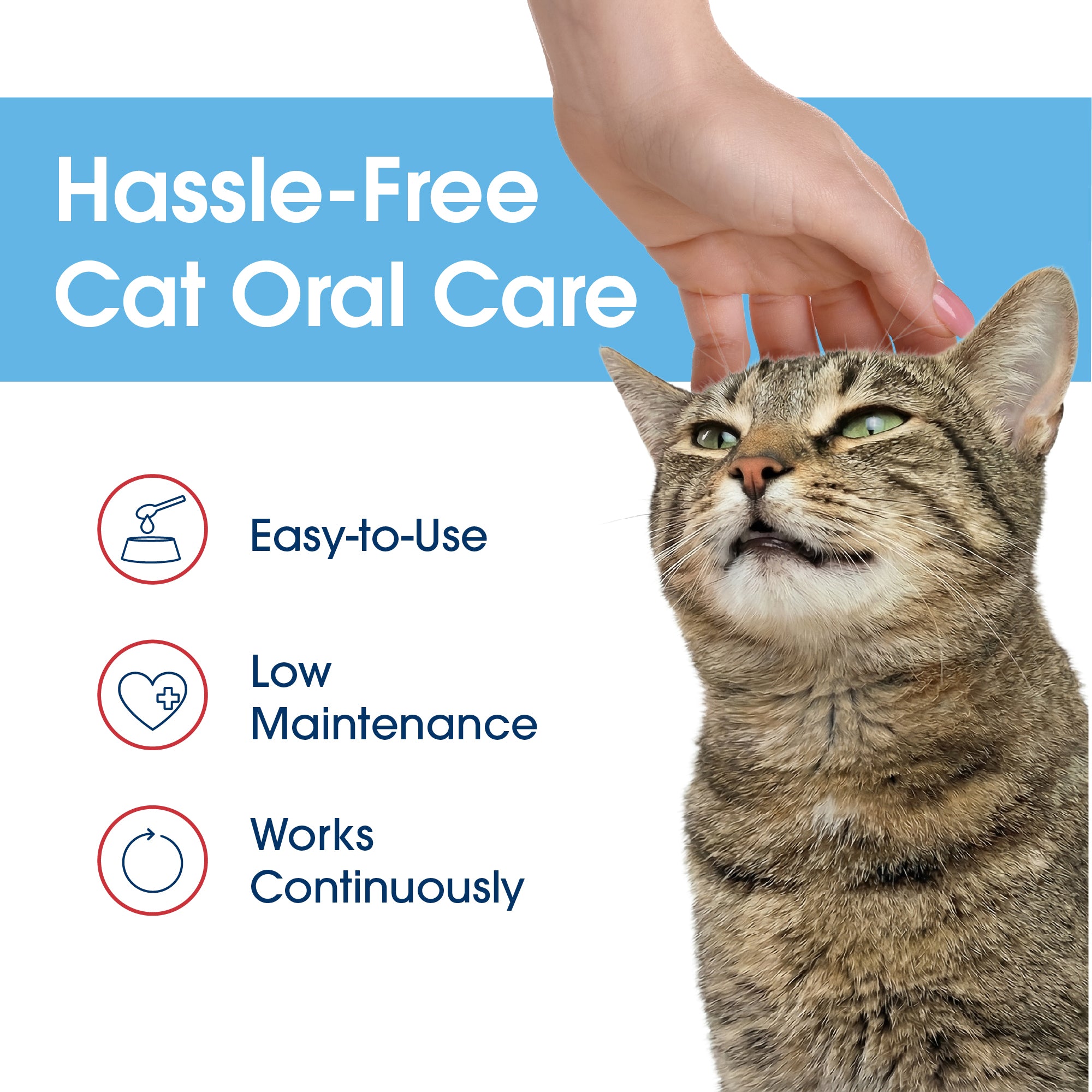 HealthyMouth® Water Additive for Cats (Clinically Proven, VOHC Accepted)