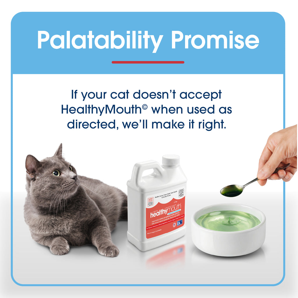 HealthyMouth® Water Additive for Cats (Clinically Proven, VOHC Accepted)