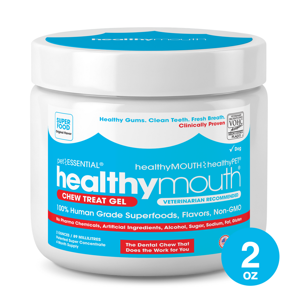 HealthyMouth® Chew Treat – Gel Combination for Dogs - Clinically Proven, VOHC® Accepted