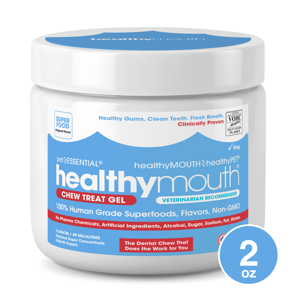HealthyMouth® Chew Treat – Gel Combination for Dogs - Clinically Proven, VOHC® Accepted