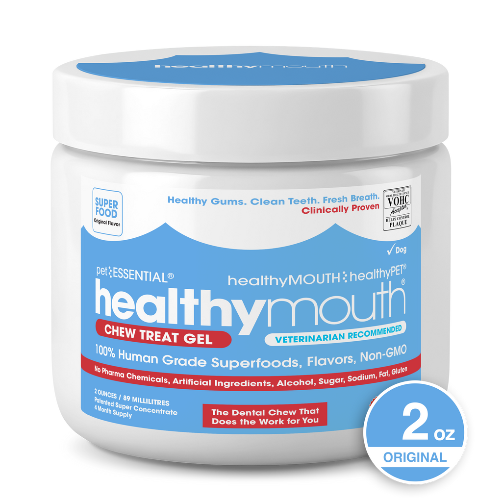 HealthyMouth® Dental Chew Treat - Gel Combination For Dogs (Clinically Proven, VOHC Accepted)
