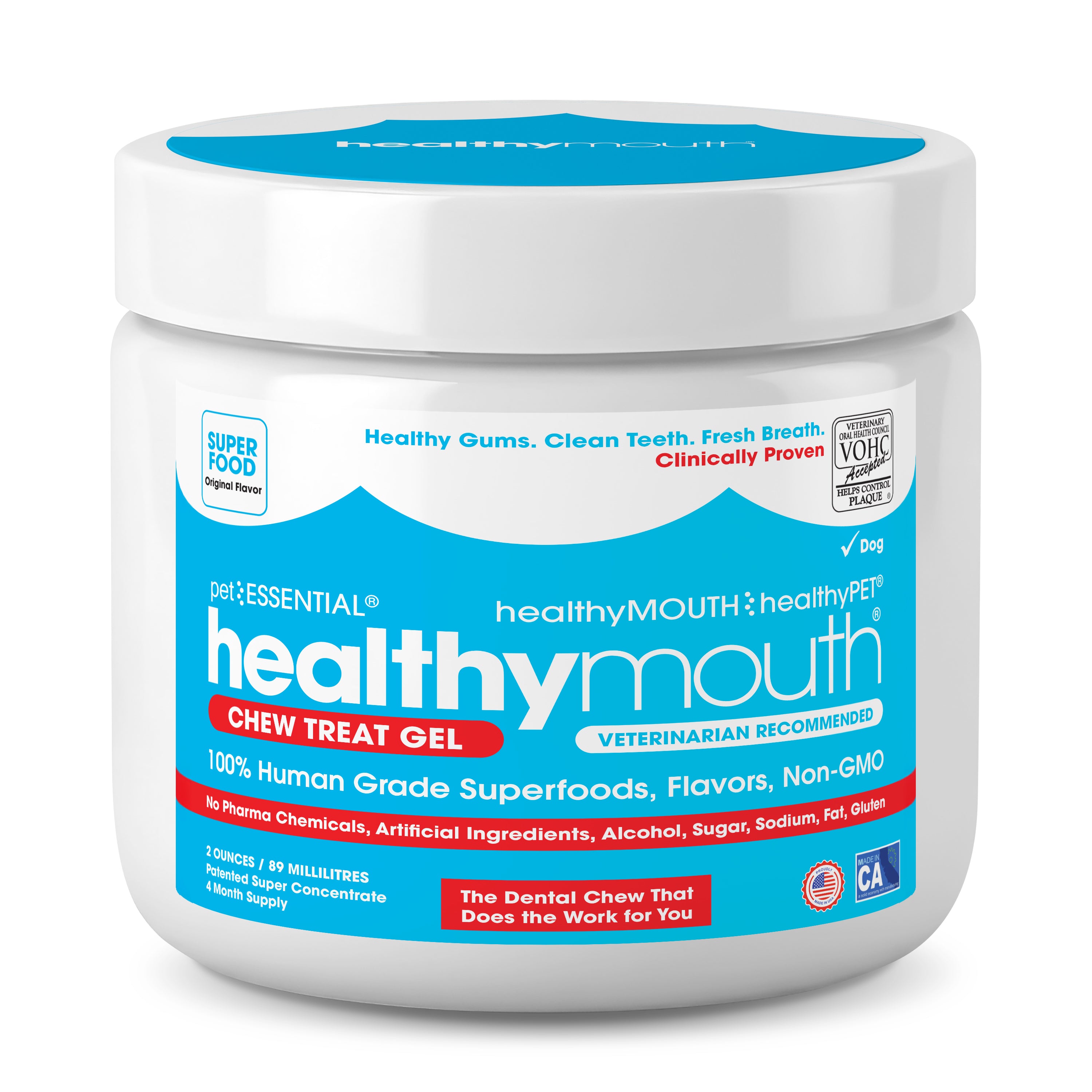 HealthyMouth® Chew Treat – Gel Combination - Clinically Proven, VOHC® Accepted