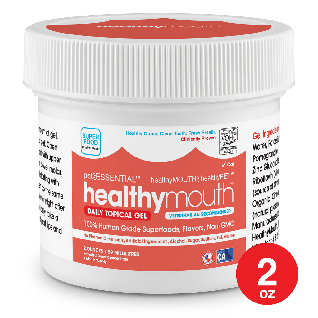 HealthyMouth® Topical Gel for Cats (2 oz) Clinically Proven, VOHC® Accepted