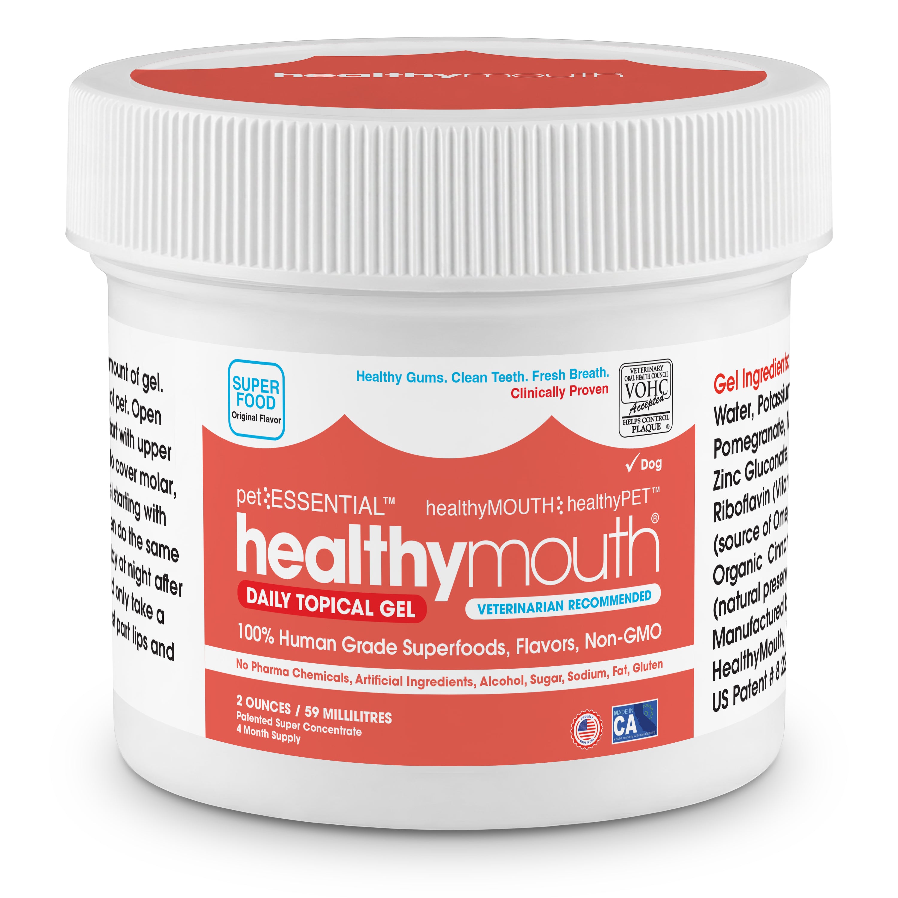 HealthyMouth® Topical Gel for Cats (2 oz) Clinically Proven, VOHC® Accepted