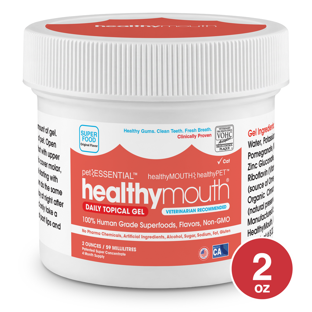 HealthyMouth® Topical Gel for Cats (2 oz) Clinically Proven, VOHC® Accepted