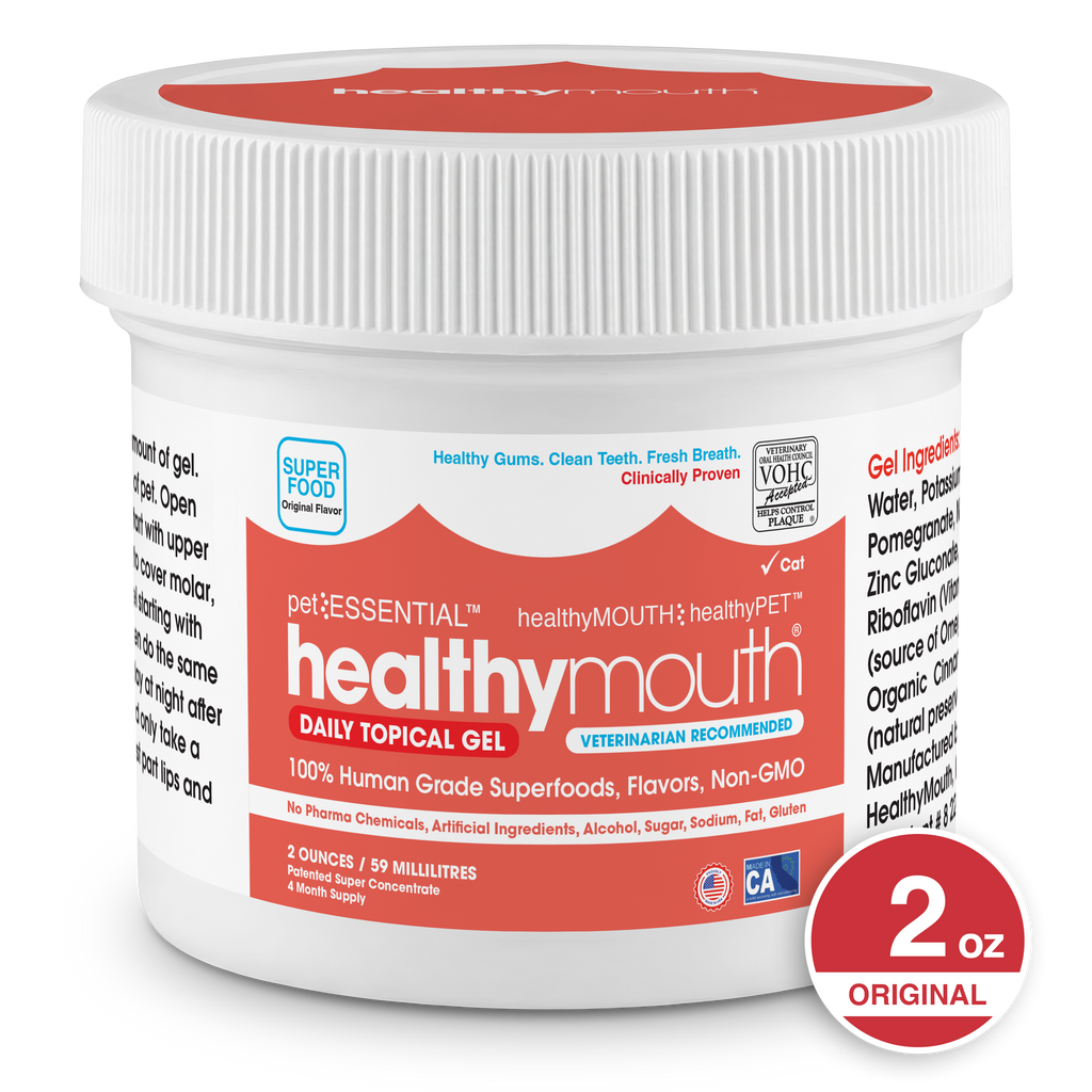 HealthyMouth® Dental Topical Gel For Cats  (Clinically Proven, VOHC Accepted)