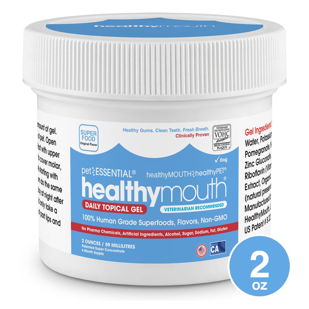 HealthyMouth® Topical Gel for Dogs (2 oz) Clinically Proven, VOHC® Accepted
