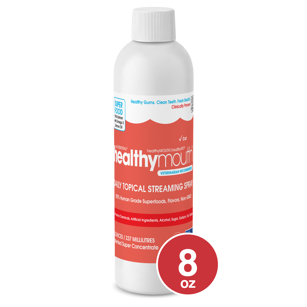 HealthyMouth® Topical Spray for Cats (8 oz) Clinically Proven, VOHC® Accepted
