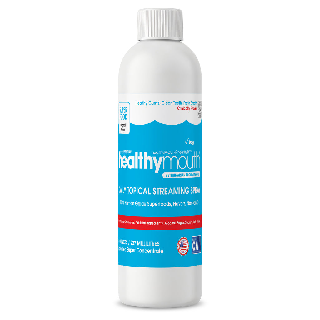HealthyMouth® Topical Streaming Spray for Dogs (8 oz) Clinically Proven, VOHC® Accepted