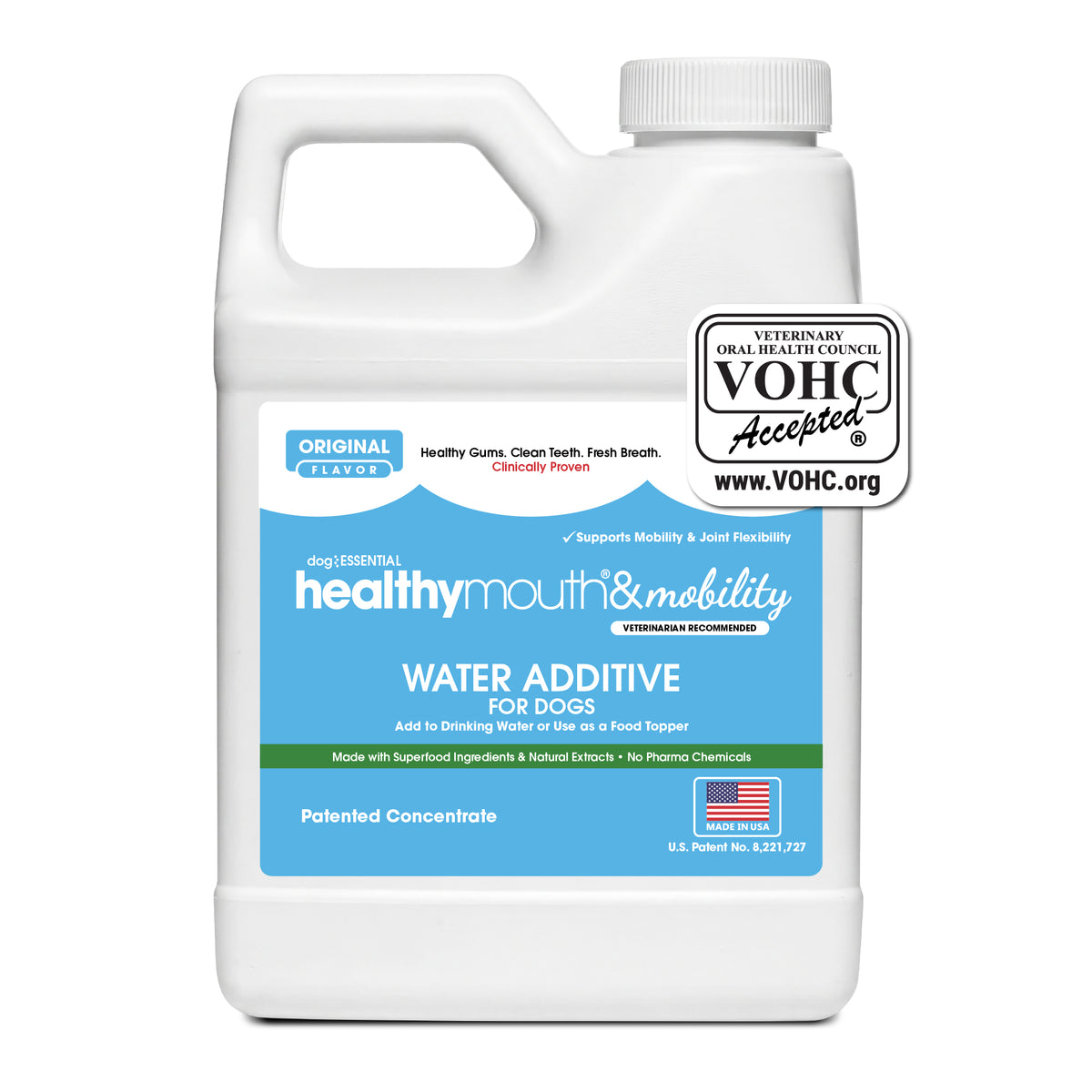 HealthyMouth® Mobility Water Additive For Dogs (Clinically Proven, VOHC Accepted)