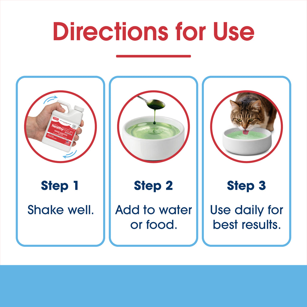 HealthyMouth® Water Additive for Cats (Clinically Proven, VOHC Accepted)